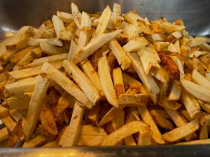 Grims Orchard & Family Farm fresh cut fries from potatoes YOU pick